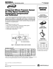 浏览型号MPX5700DP的Datasheet PDF文件第1页