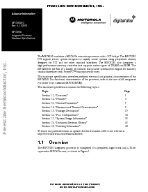 浏览型号MPC8240EC的Datasheet PDF文件第1页