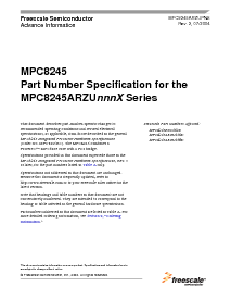 浏览型号MPC8245的Datasheet PDF文件第1页