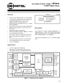 浏览型号MT8976AP的Datasheet PDF文件第1页