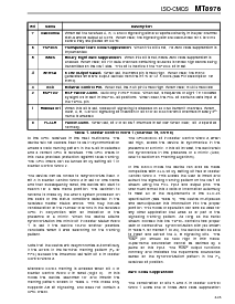 浏览型号MT8976AP的Datasheet PDF文件第7页