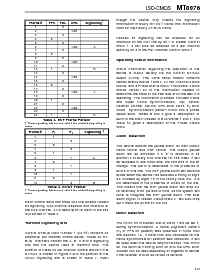 浏览型号MT8976AP的Datasheet PDF文件第9页