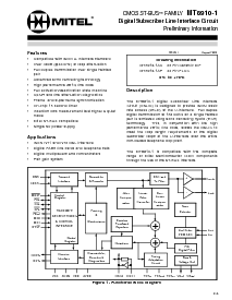 浏览型号MT8910-1的Datasheet PDF文件第1页