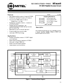 浏览型号MT8920的Datasheet PDF文件第1页