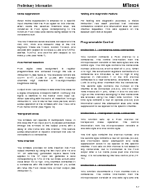 浏览型号MT8924AS的Datasheet PDF文件第5页