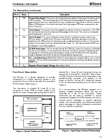 浏览型号MT8924AS的Datasheet PDF文件第3页