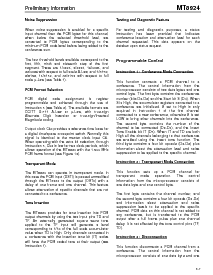 浏览型号MT8924AS的Datasheet PDF文件第5页