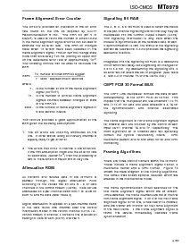 浏览型号MT8979AC的Datasheet PDF文件第9页