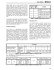 浏览型号MT8979AE的Datasheet PDF文件第5页