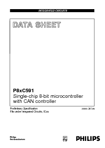 浏览型号P87C591VFA的Datasheet PDF文件第1页