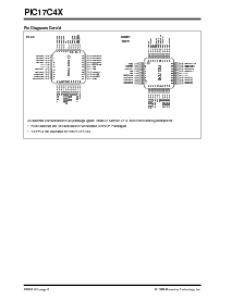 浏览型号PIC17CR43-33I/PQ的Datasheet PDF文件第2页