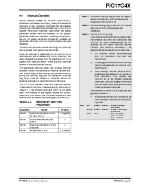 浏览型号PIC17CR43T-08/L的Datasheet PDF文件第25页