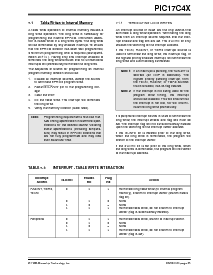 浏览型号PIC17CR43T-08/L的Datasheet PDF文件第45页