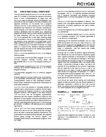 浏览型号PIC17CR43T-08/P的Datasheet PDF文件第9页