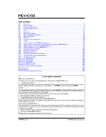 浏览型号PIC17C756AT-33I/L的Datasheet PDF文件第4页