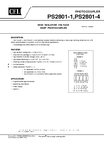 浏览型号PS2801-1-F3的Datasheet PDF文件第1页