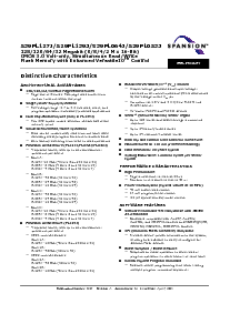 浏览型号S29PL127J55的Datasheet PDF文件第3页