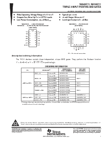 浏览型号SNJ54HC11FK的Datasheet PDF文件第1页