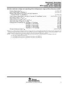 浏览型号SN74LV595APWR的Datasheet PDF文件第5页