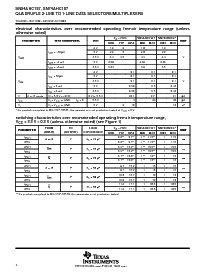 浏览型号SN74AHC157PWR的Datasheet PDF文件第4页