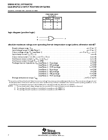 浏览型号SN74AHC32PWR的Datasheet PDF文件第2页