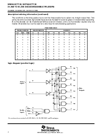 浏览型号SN74AHCT138PW的Datasheet PDF文件第2页