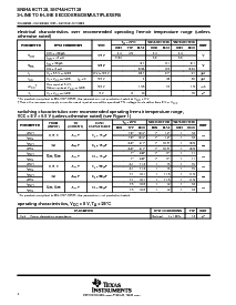 浏览型号SN74AHCT138PW的Datasheet PDF文件第4页