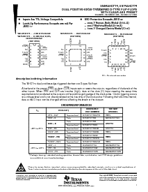 浏览型号SN74AHCT74DBR的Datasheet PDF文件第1页