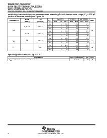 浏览型号SN74HC251NE4的Datasheet PDF文件第6页