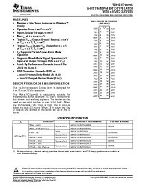 浏览型号SN74LVC16373A的Datasheet PDF文件第1页