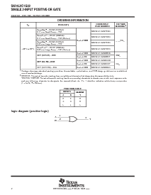 浏览型号SN74LVC1G32YZAR的Datasheet PDF文件第2页