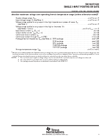 浏览型号SN74LVC1G32YZAR的Datasheet PDF文件第3页