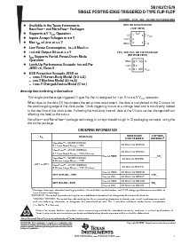 浏览型号SN74LVC1G79YZAR的Datasheet PDF文件第1页
