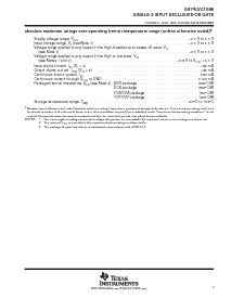 浏览型号SN74LVC1G86YEAR的Datasheet PDF文件第3页
