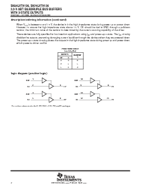 浏览型号SN74LVTH126NSR的Datasheet PDF文件第2页