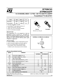浏览型号STP9NC65的Datasheet PDF文件第1页