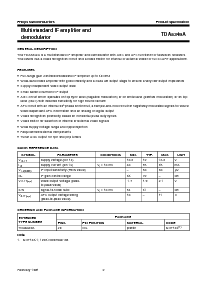 浏览型号TDA8349A的Datasheet PDF文件第2页