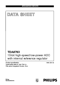 浏览型号TDA8763M/5的Datasheet PDF文件第1页