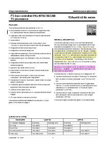 浏览型号TDA8843-N2的Datasheet PDF文件第2页