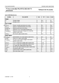 浏览型号TDA8843-N2的Datasheet PDF文件第4页