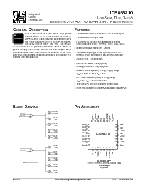 浏览型号ICS853210AYT的Datasheet PDF文件第1页