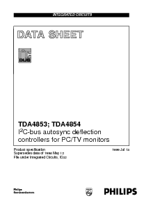 浏览型号TDA4854的Datasheet PDF文件第1页