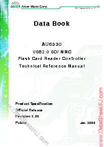 浏览型号AU6330的Datasheet PDF文件第1页