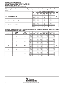 浏览型号SN74HC573N的Datasheet PDF文件第4页