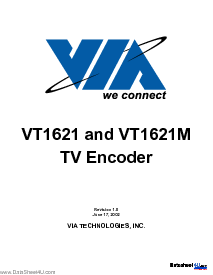 浏览型号VT1621M的Datasheet PDF文件第1页