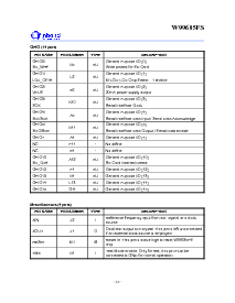 浏览型号W99685FS的Datasheet PDF文件第12页