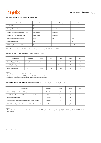 浏览型号HY57V281620HCLT-HI的Datasheet PDF文件第4页