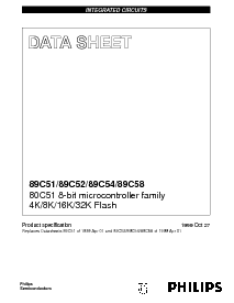 浏览型号89C52的Datasheet PDF文件第1页