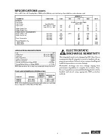 浏览型号ADS820的Datasheet PDF文件第3页