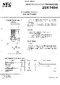 浏览型号2SK1484的Datasheet PDF文件第2页